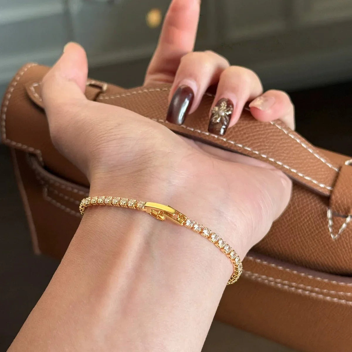 OMG | Classic Sparkling Zirconia Tennis Bracelet - OMG